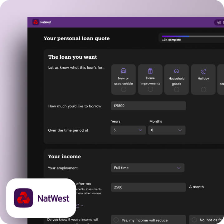 Natwest - UX/UI Design